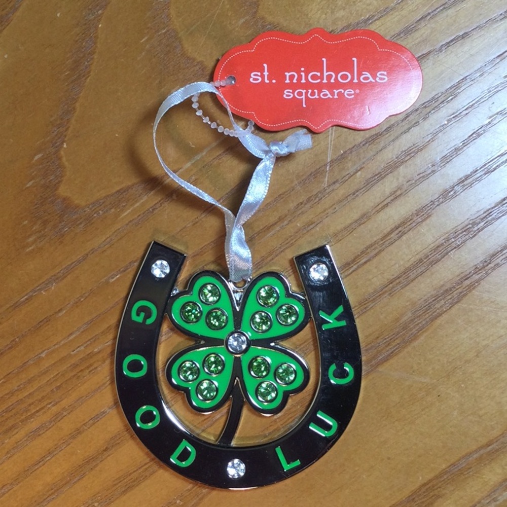 Good Luck Ornament with Bling!